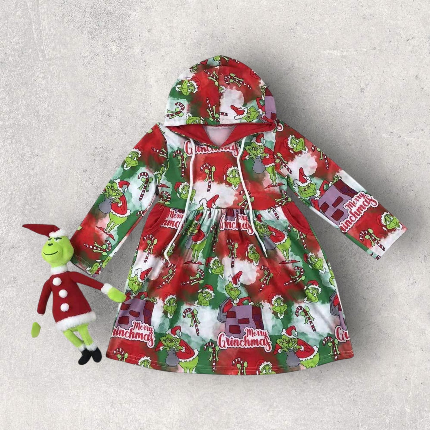 *PRE-ORDER* Christmas Hooded Dress