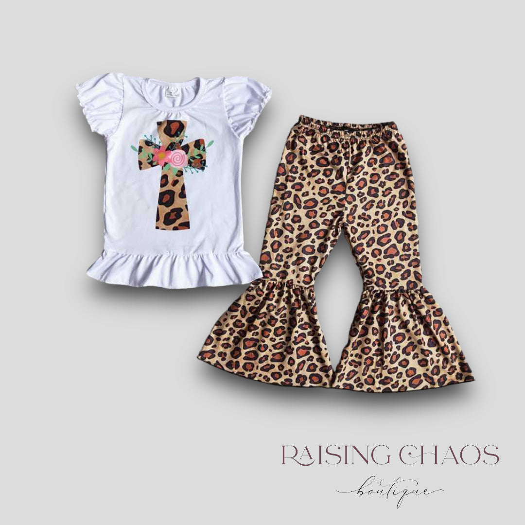 *PRE-ORDER* Cross Leopard Bells Set