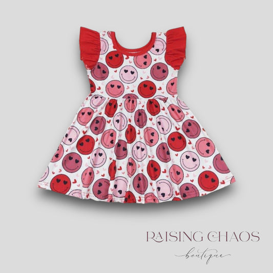 *PRE-ORDER* Valentine's Happy Twirl Dress