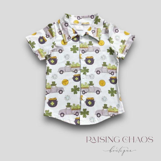 *PRE-ORDER* St. Patrick's Button Up