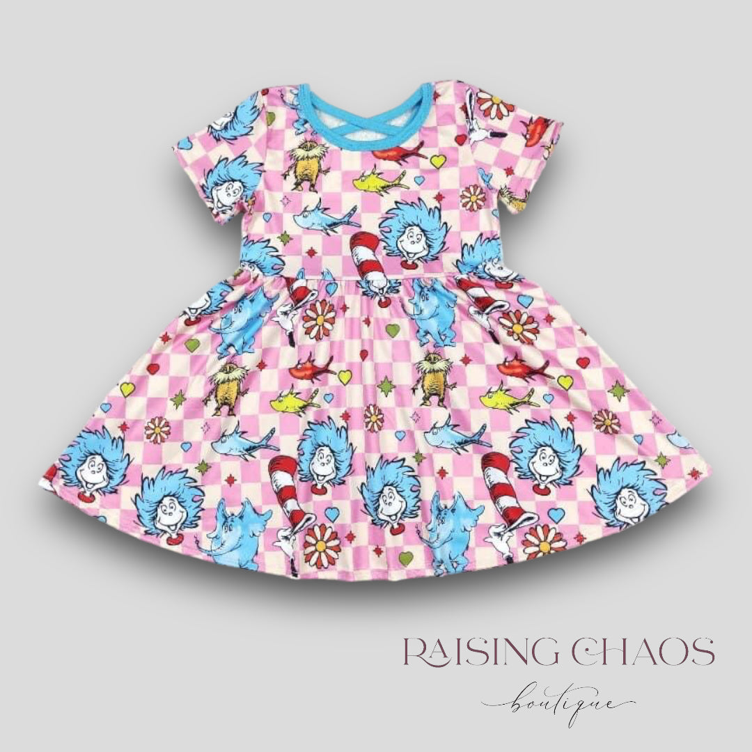 *PRE-ORDER* Reading Twirl Dress