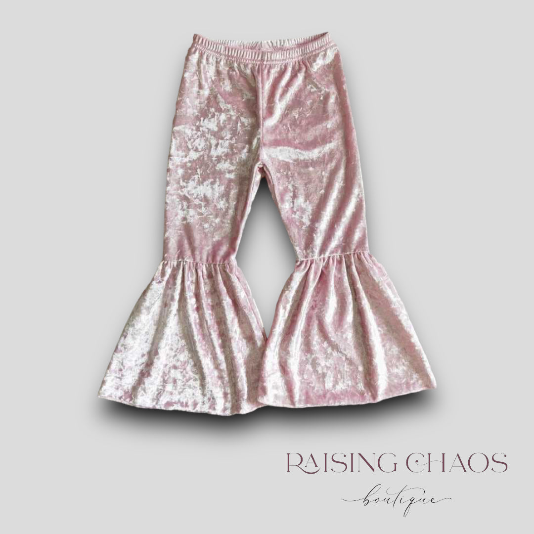 *PRE-ORDER* Crushed Pink Velvet Bells