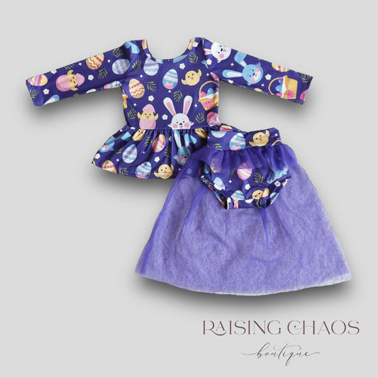 *PRE-ORDER* Easter Skirted Bummie Set