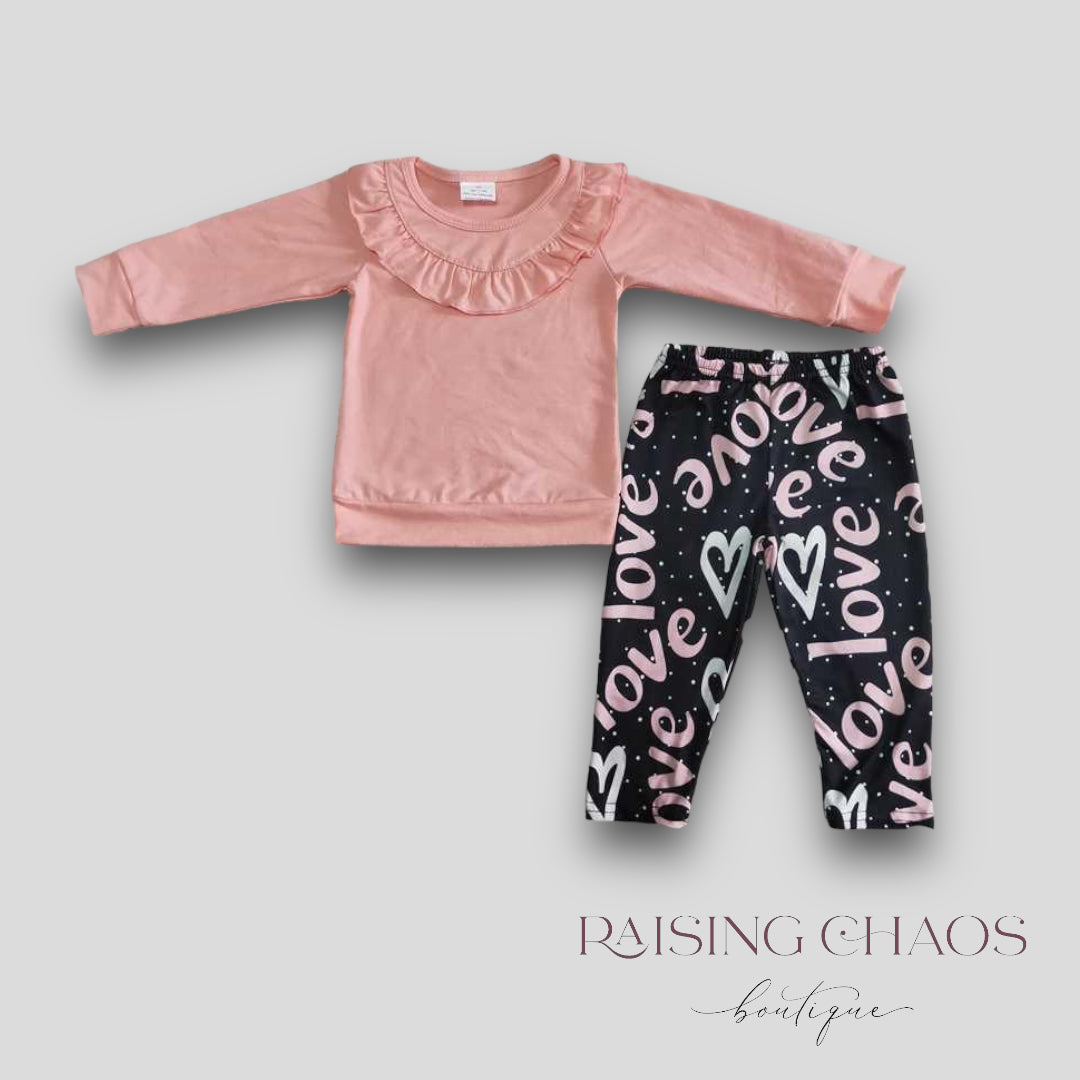 *PRE-ORDER* Valentine's Pants Set