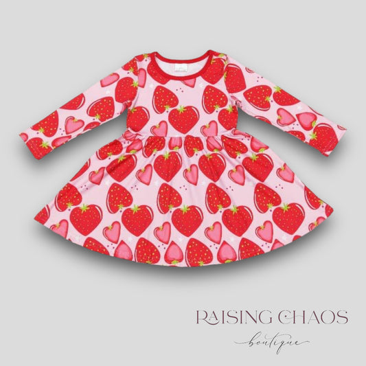 *PRE-ORDER* Valentine's Heart Twirl Dress