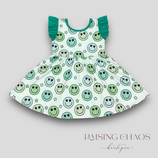 *PRE-ORDER* St. Patrick's Happy Twirl Dress