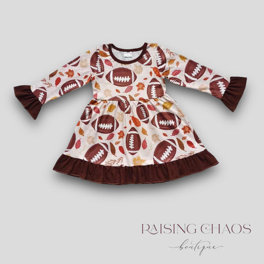 *PRE-ORDER* Fall Football Twirl Dress