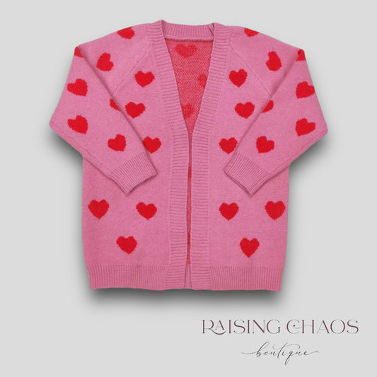 *Pre-Order* Valentine's Heart Cardigan