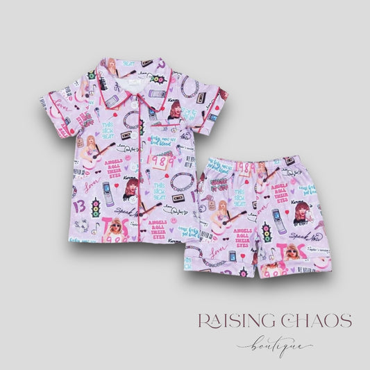 *PRE-ORDER* Music Button Up Lounge Set