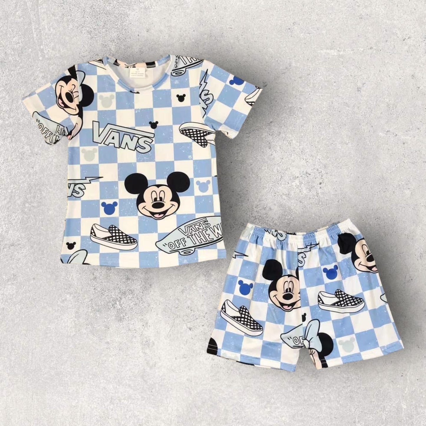 *PRE-ORDER* Off The Wall Check Mouse Shorts Set