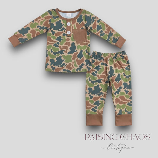 *Pre-Order* Camo Lounge Set