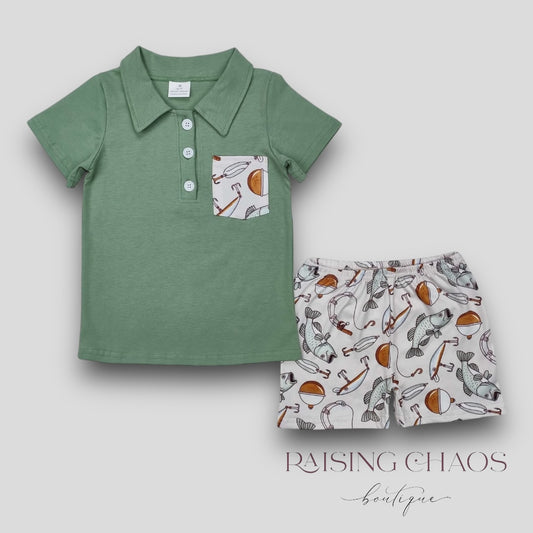 *PRE-ORDER* Fishing Shorts Set