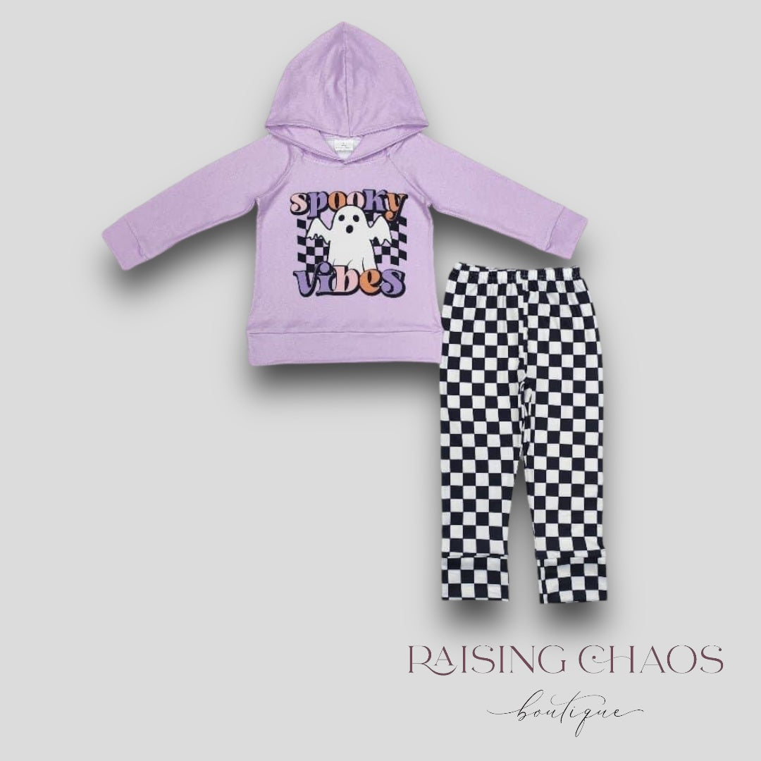 *PRE-ORDER* Halloween - Checker Pants Set