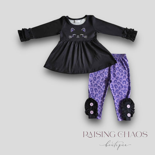 *PRE-ORDER* Halloween - Cat Pants Set