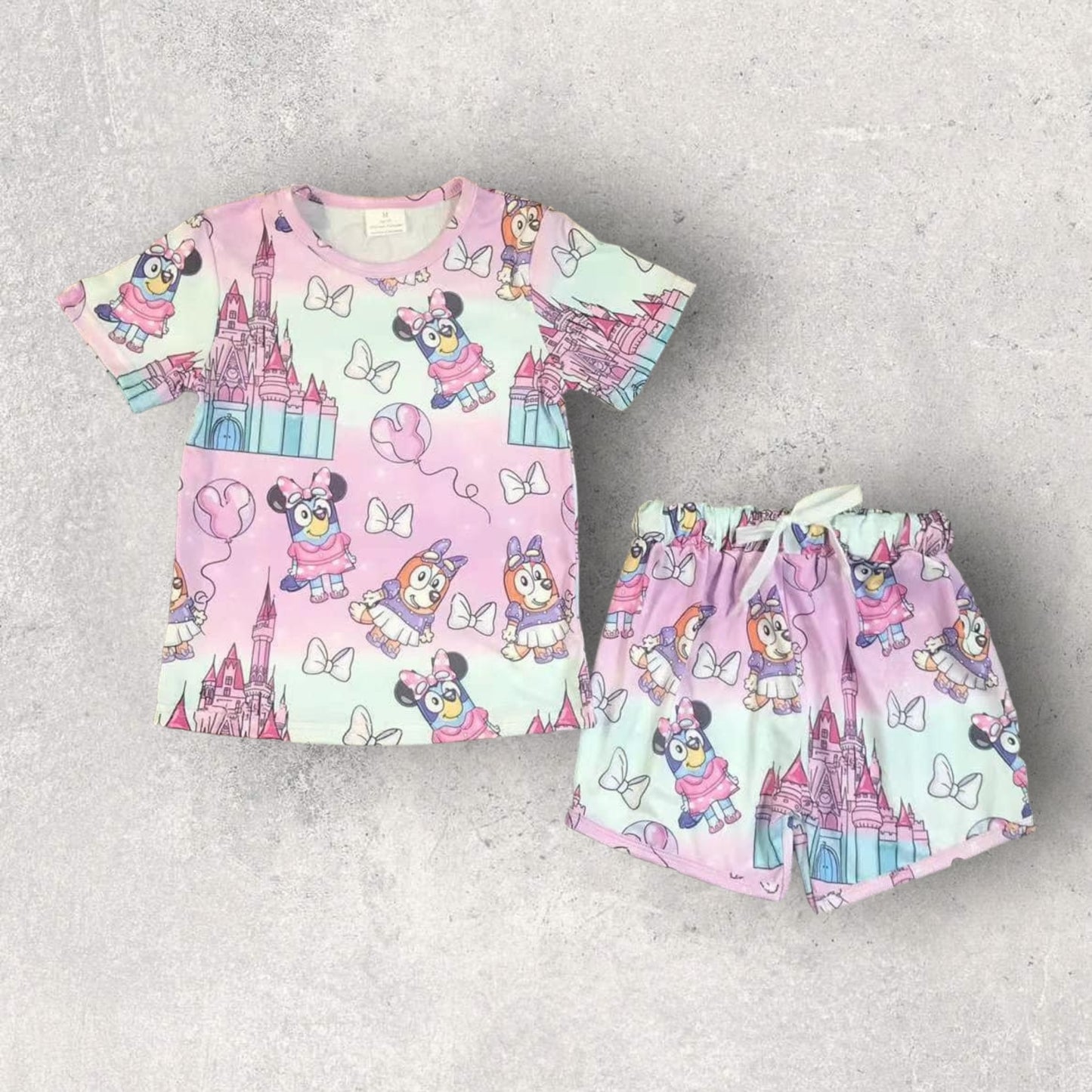 *PRE-ORDER* Heeler Mouse Birthday Shorts Set