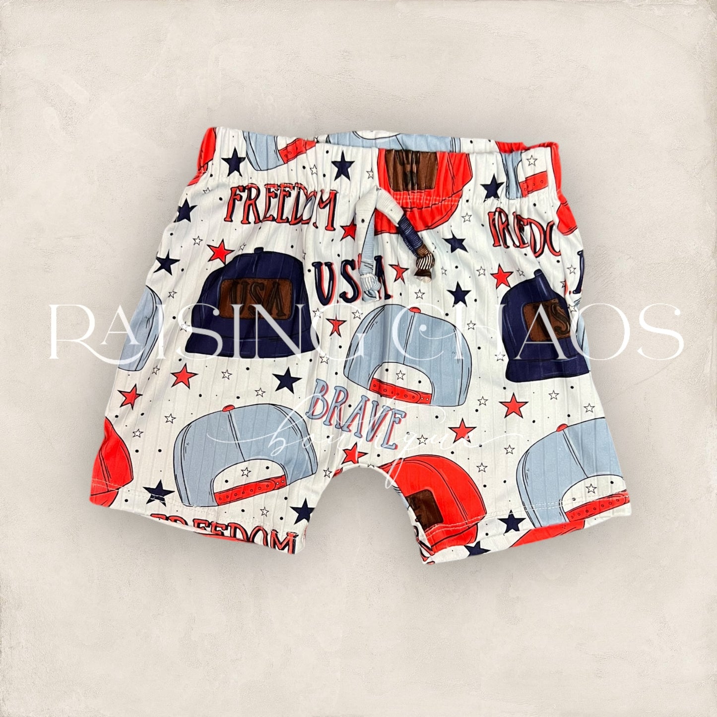 Patriotic Boy Shorts *Handmade*