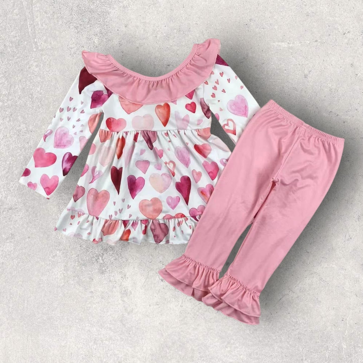 *PRE-ORDER* Valentine's Bow Back Pant Set