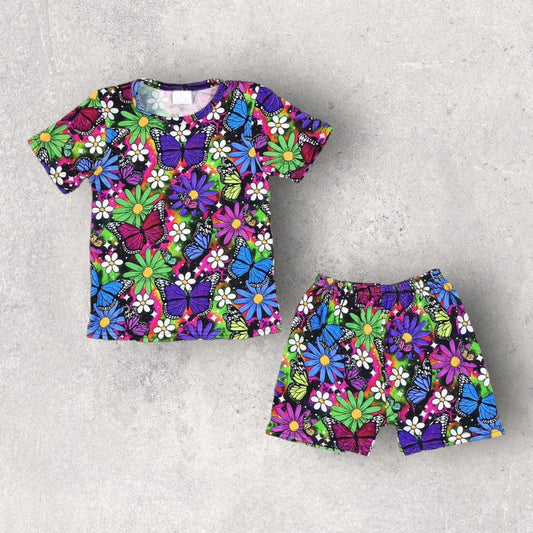 *Pre-Order* Butterfly Floral Shorts Set