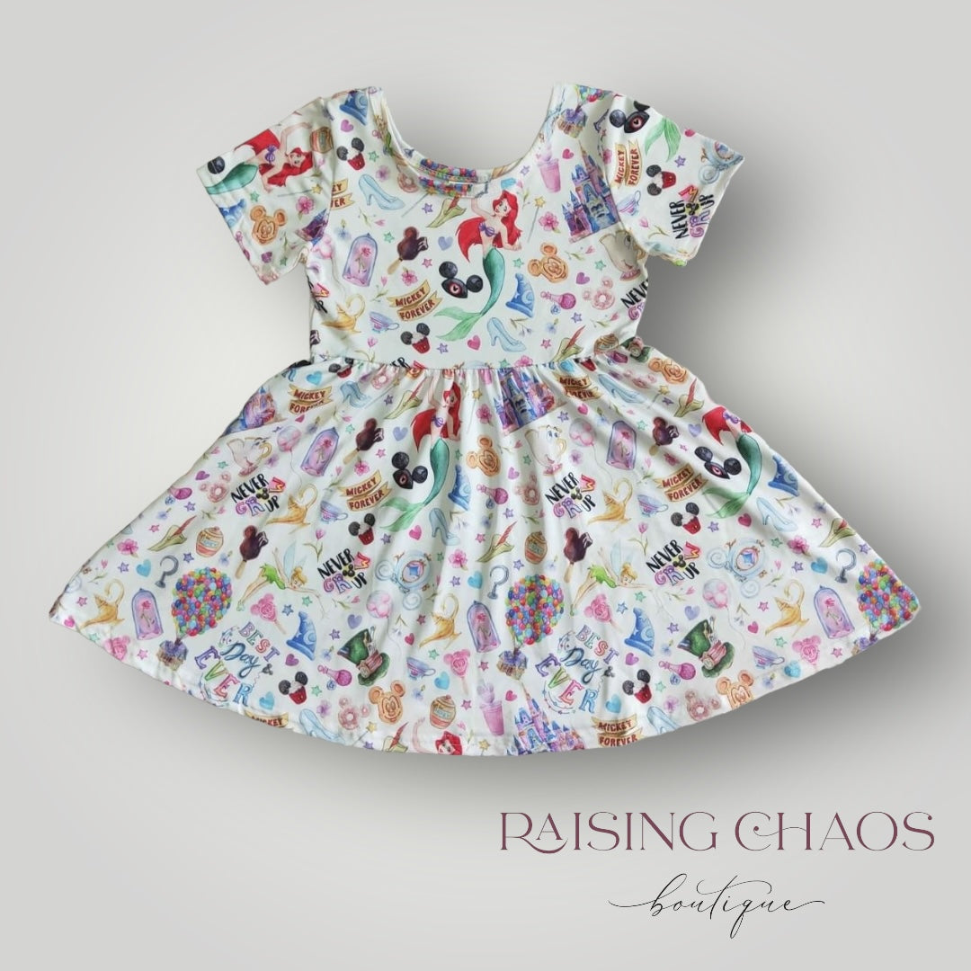 *PRE-ORDER* Happiest Place Dress