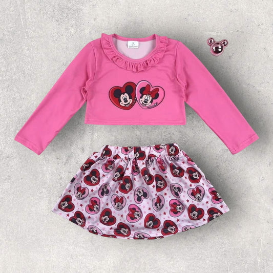 *PRE-ORDER* Valentine's Mouse Skirt Set