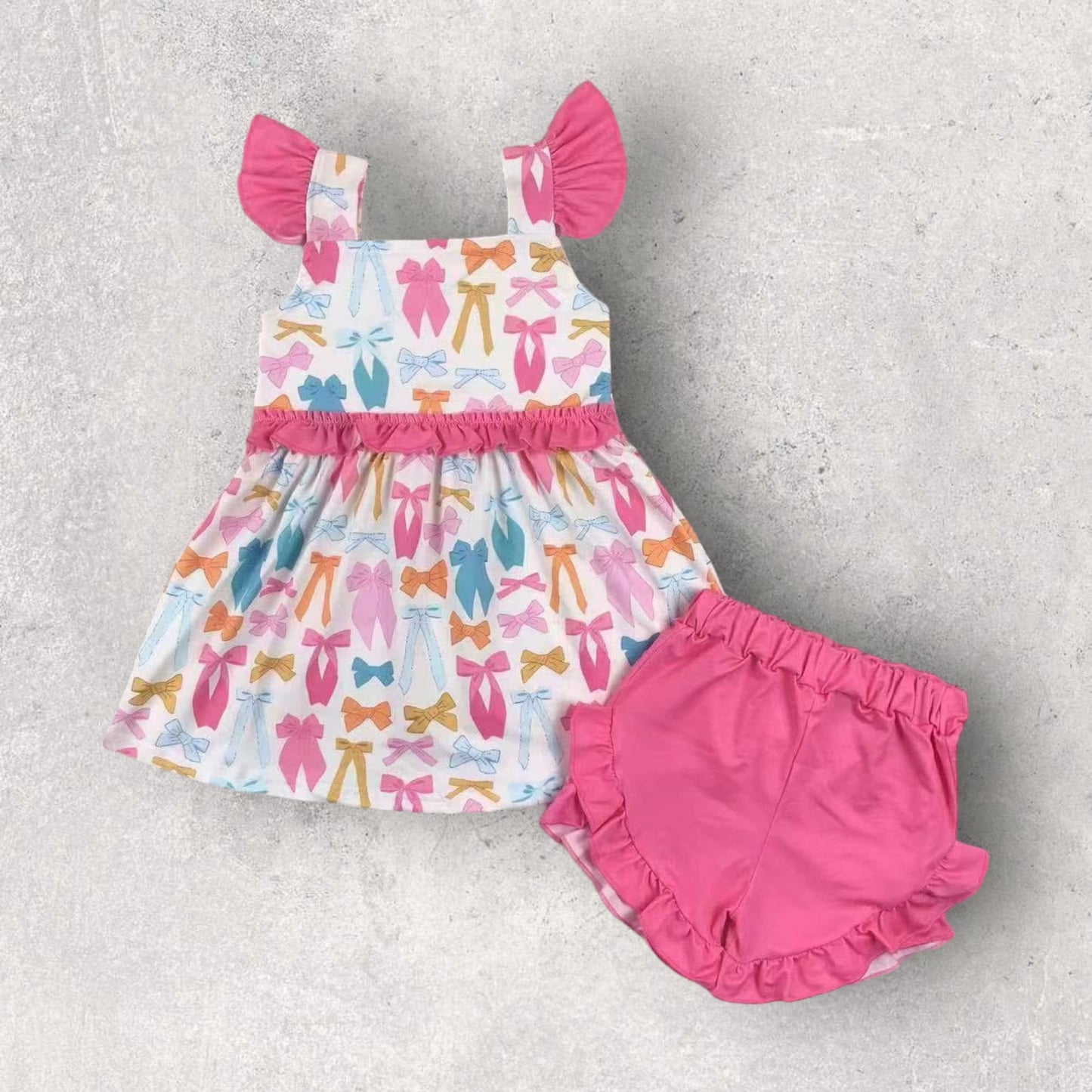 *PRE-ORDER* Bows Tank Shorts Set