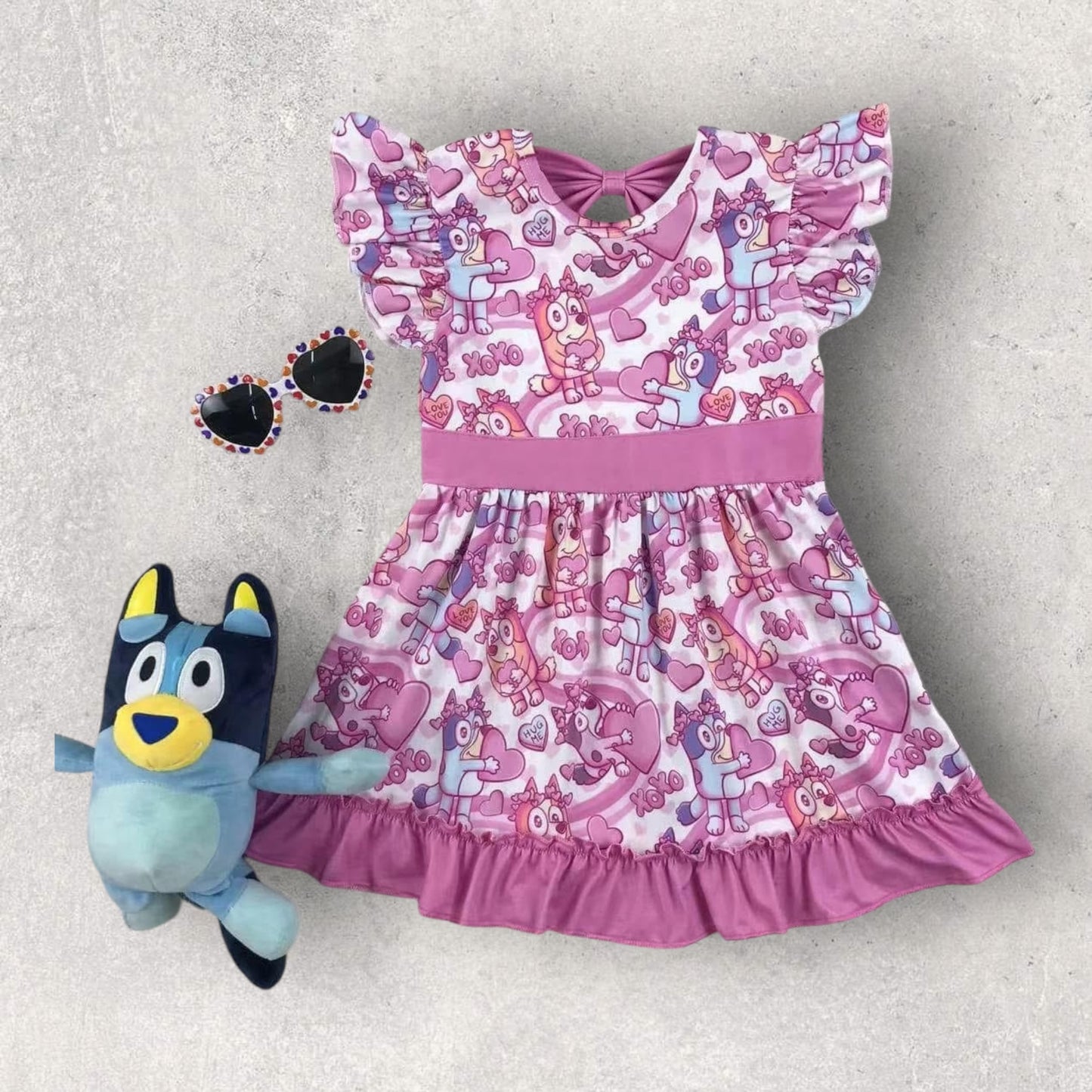 *PRE-ORDER* Valentine's Heeler Twirl Dress