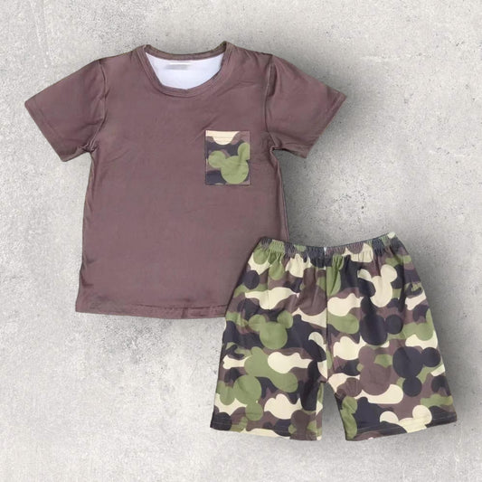 *Pre-Order* Mouse Camo Shorts Set