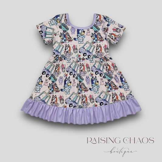 *PRE-ORDER* Easter Heeler Twirl Dress