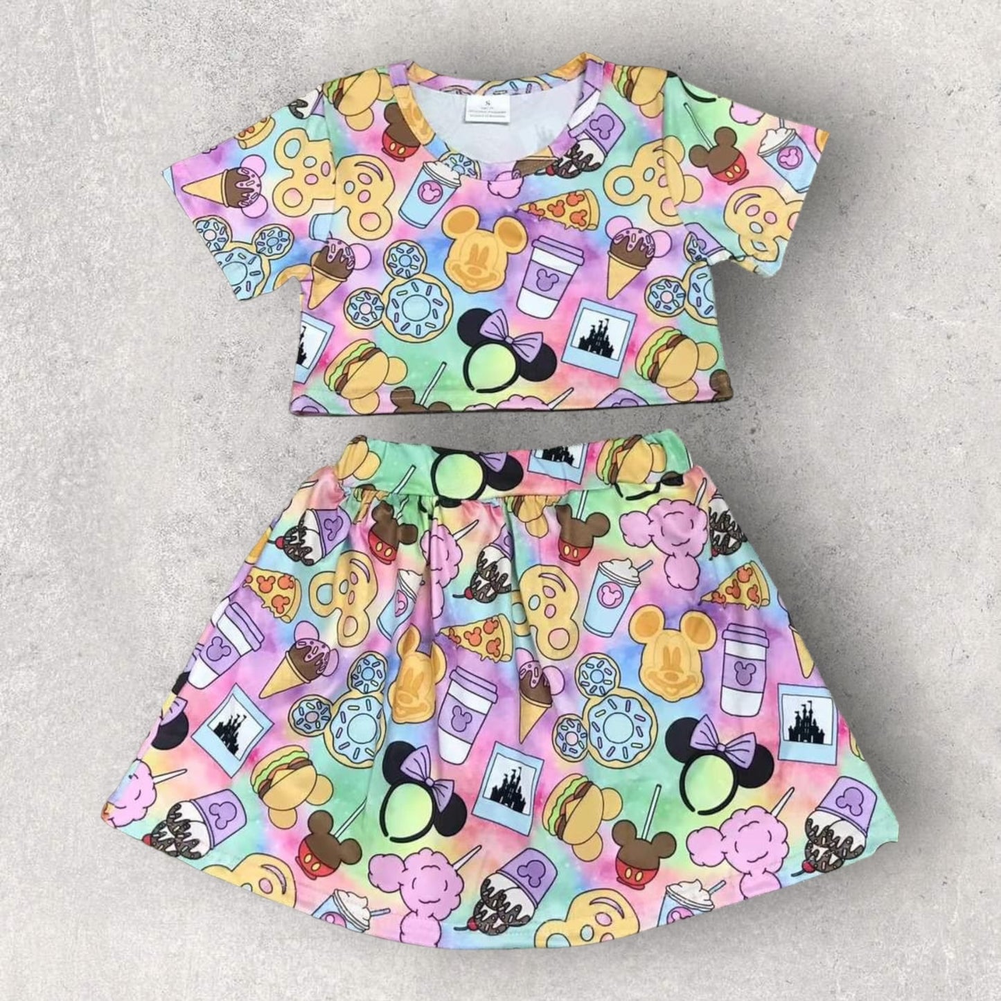 *Pre-Order* Happiest Place Skirt Set