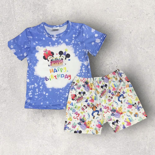 *Pre-Order* Mouse Birthday Shorts Set