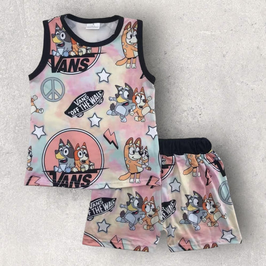 *Pre-Order* Off The Wall Tank Shorts Set