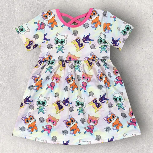 *PRE-ORDER* Super Kitties Dress