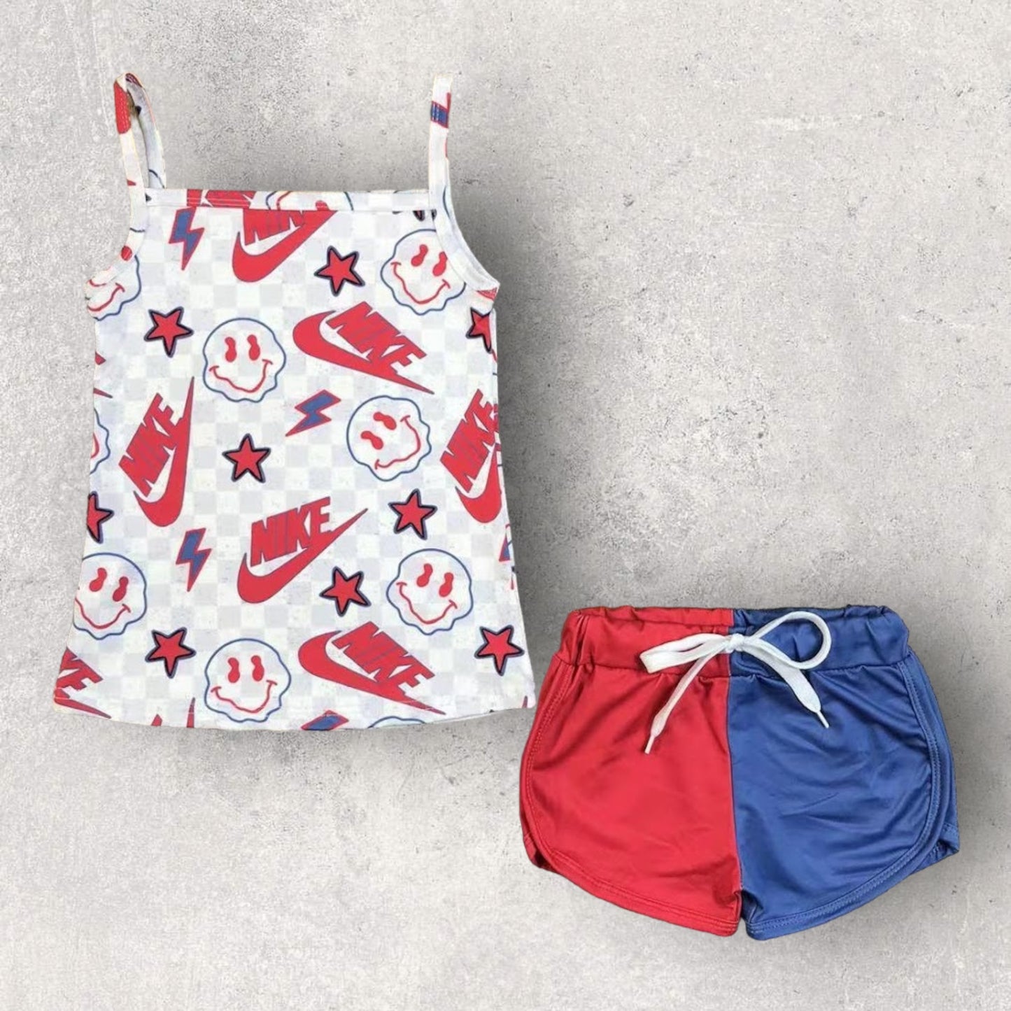 *Pre-Order* Swoosh Tank Shorts Set