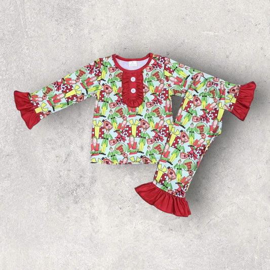 *Pre-Order* Christmas Elf Ruffle Lounge Set