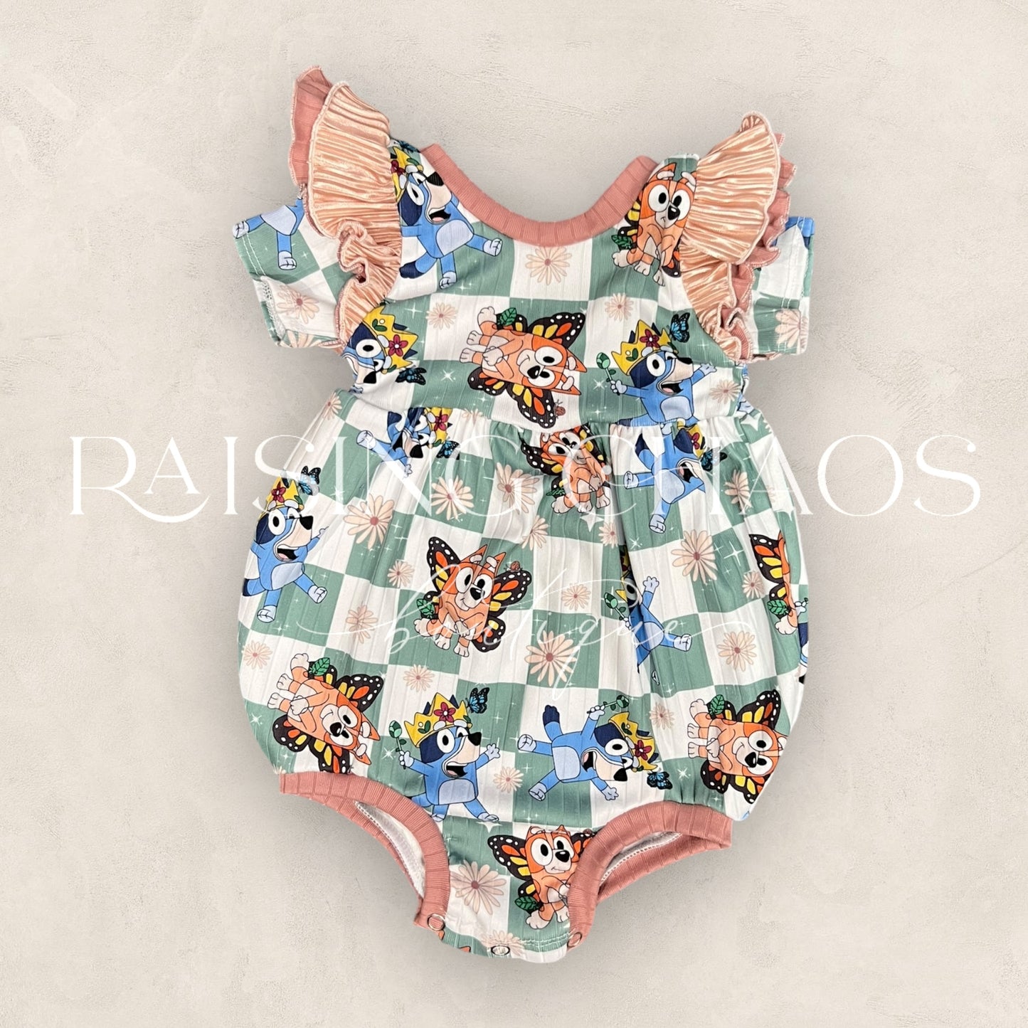 Heeler Magnolia Romper *Handmade*