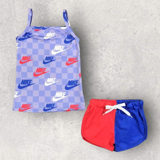 *Pre-Order* Swoosh Tank Shorts Set