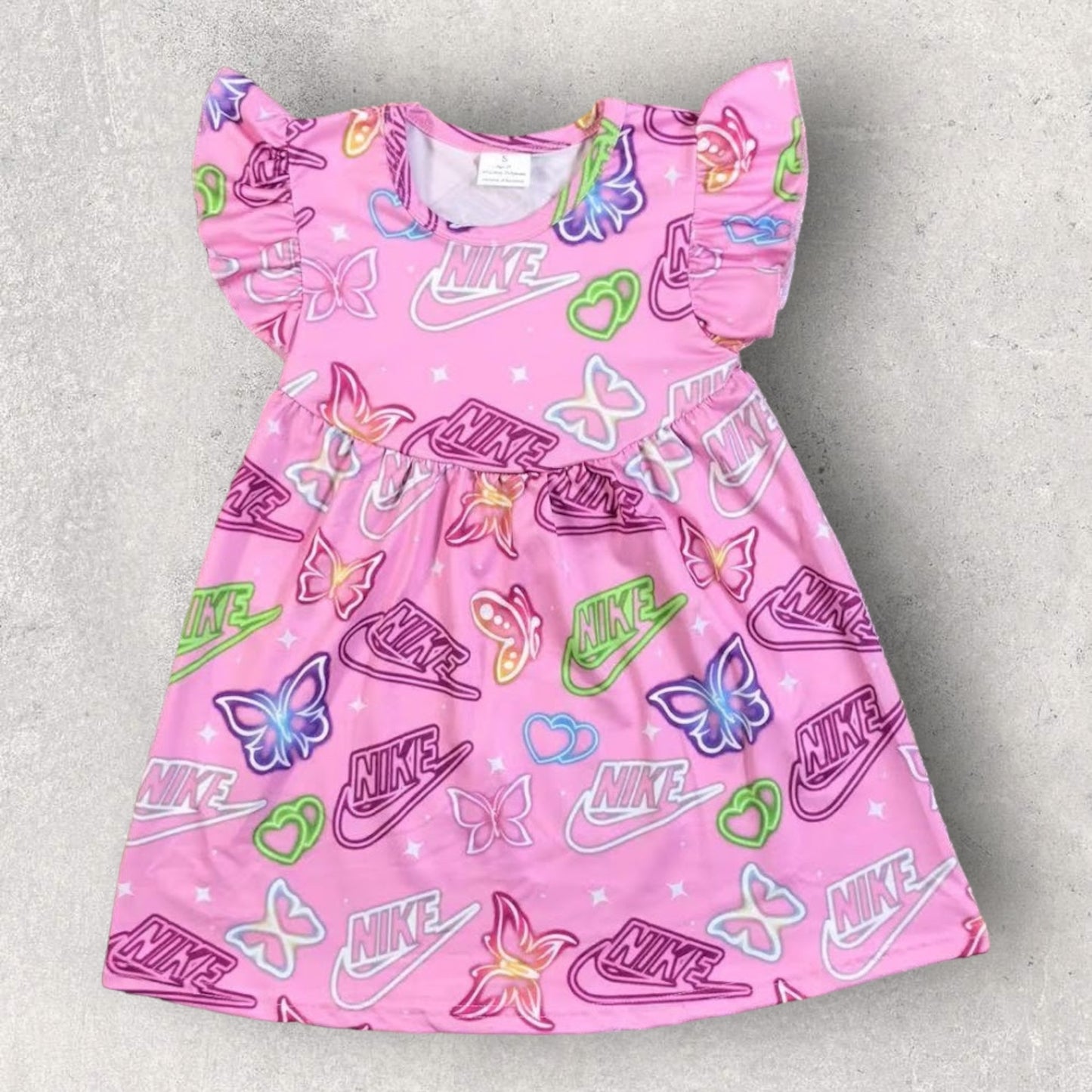 *PRE-ORDER* Swoosh Butterfly Twirl Dress